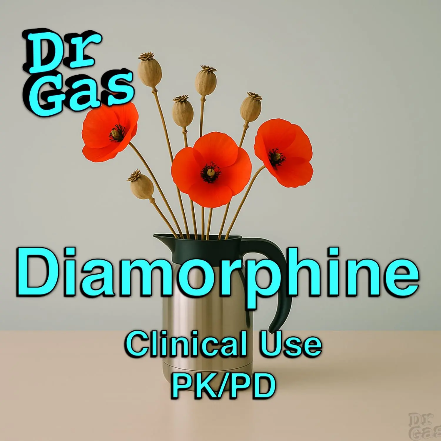 Structural formula of diamorphine (diacetylmorphine) with opioid receptor diagram