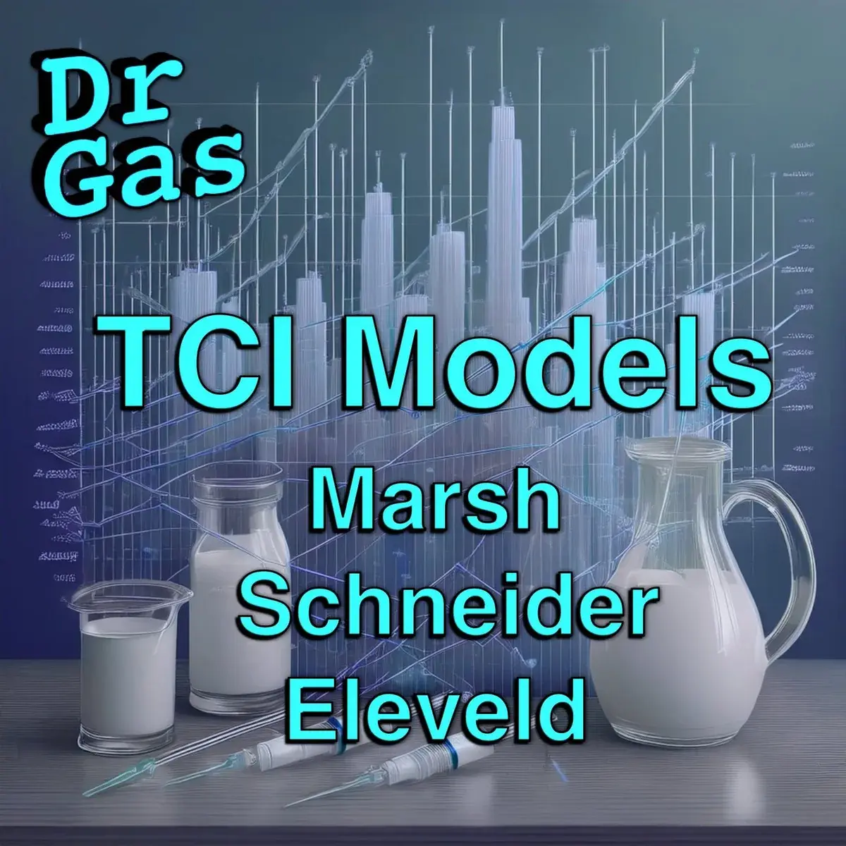 Diagram comparing plasma concentration curves for Marsh, Schnider, and Eleveld propofol TCI models
