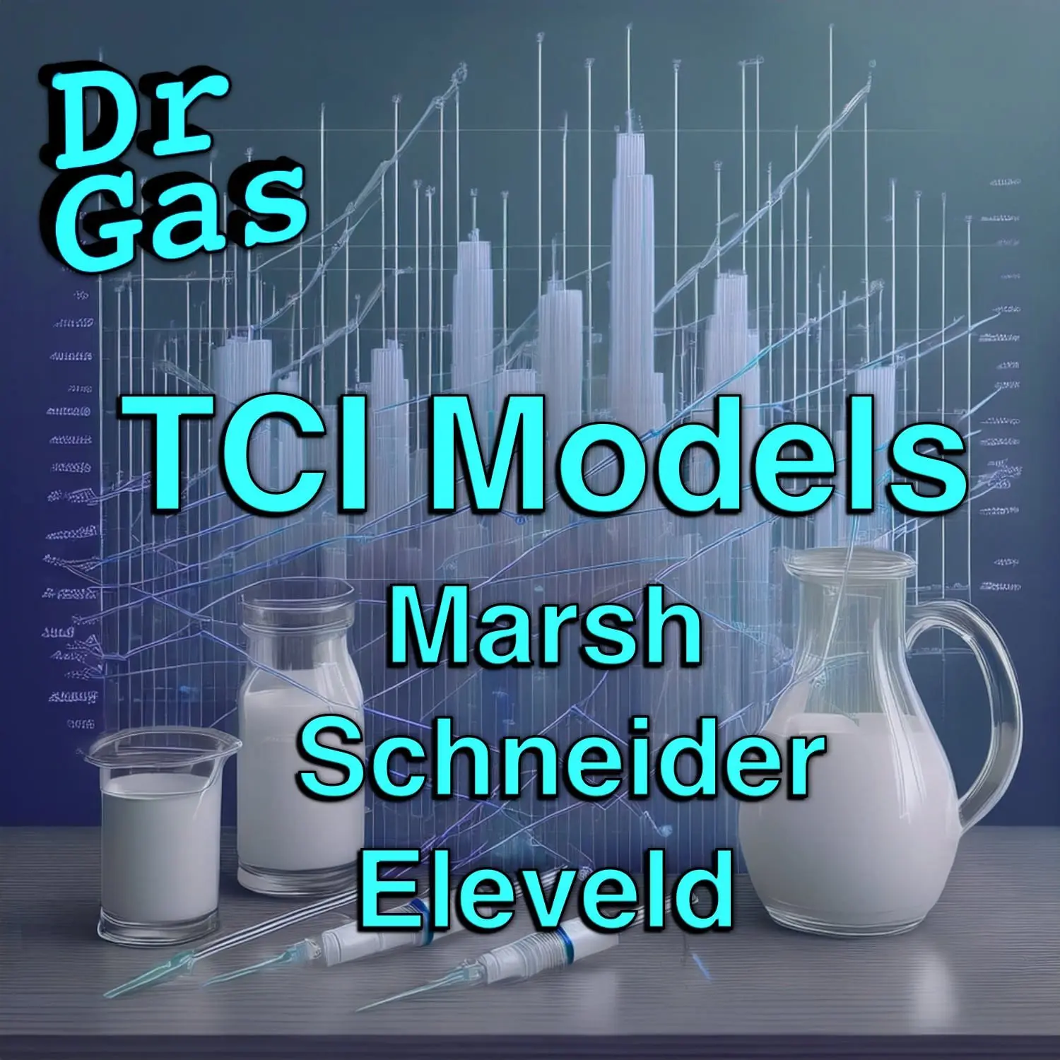 Diagram comparing plasma concentration curves for Marsh, Schnider, and Eleveld propofol TCI models