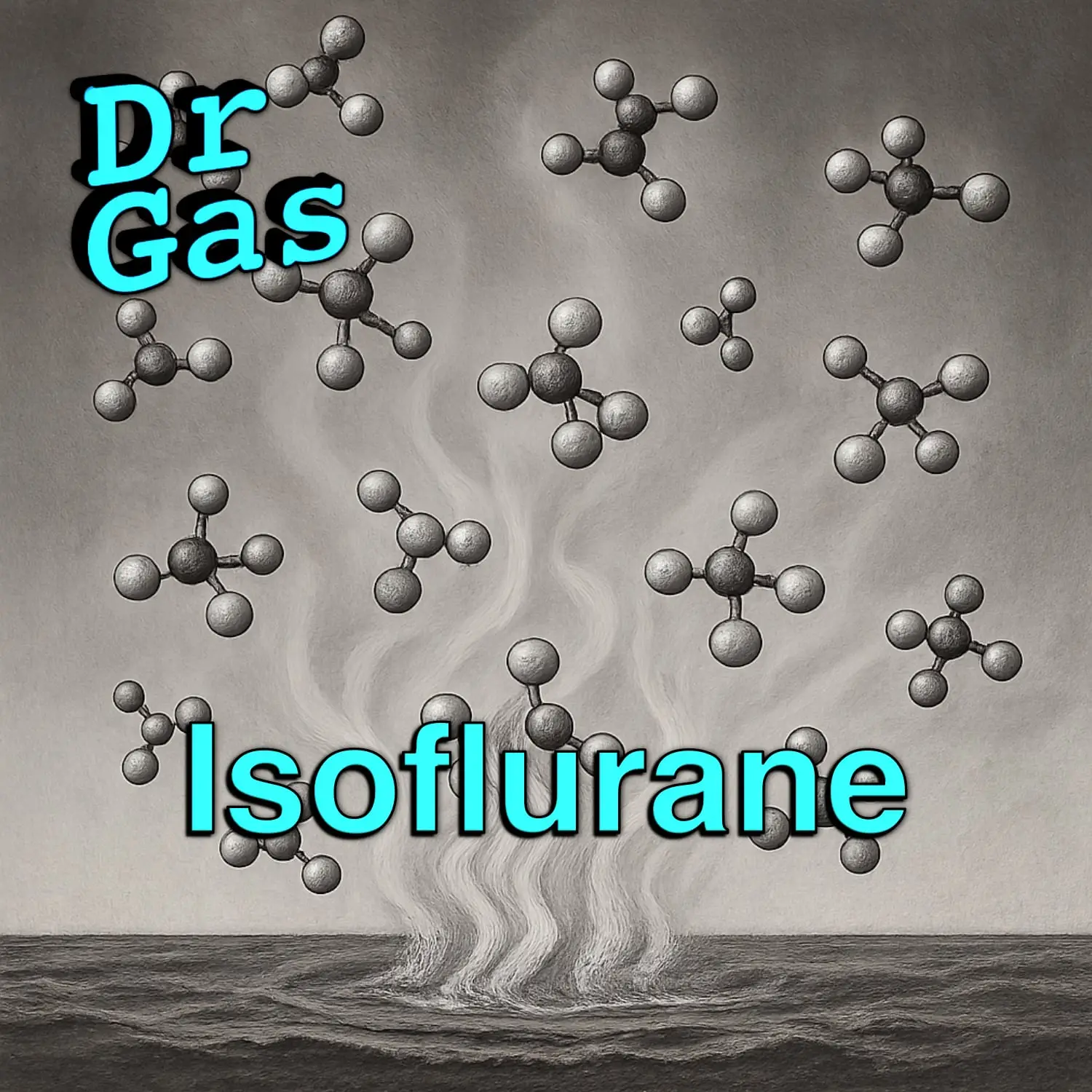 Isoflurane molecular structure and vaporiser — FRCA pharmacology revision