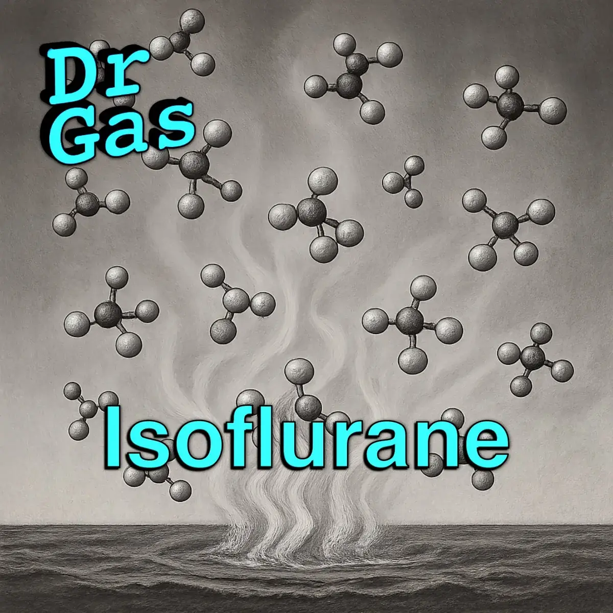 Isoflurane molecular structure and vaporiser — FRCA pharmacology revision