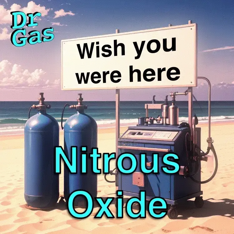Nitrous oxide cylinder and equipment used in anaesthesia — FRCA Primary pharmacology
