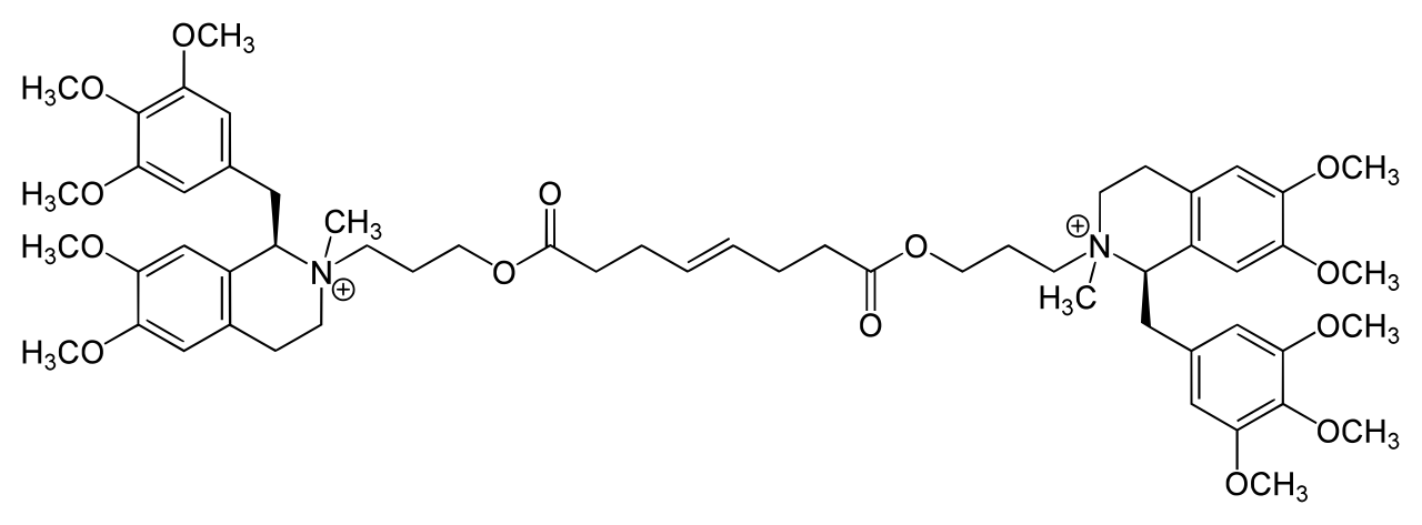 Mivacurium molecule